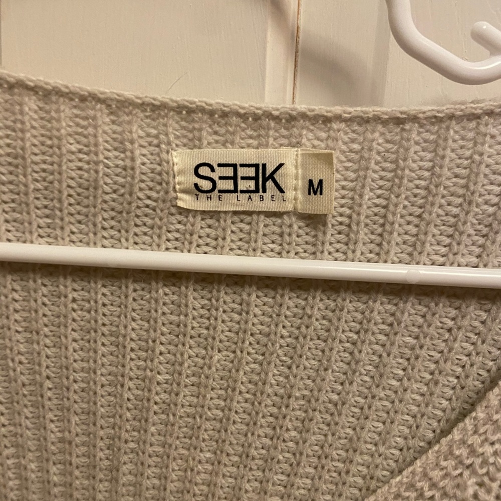 SEEK the label, zipper sleeve sweater - Picture 2 of 3